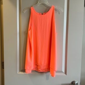 Violet+Claire bright mango tank top